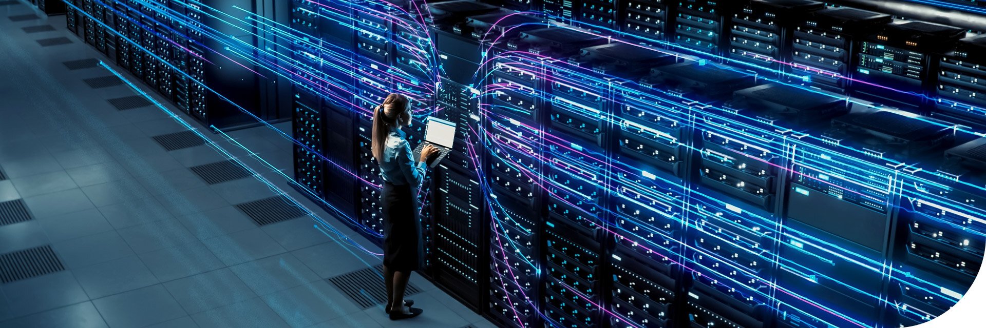 Providing tech services in a data room
